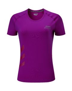 Women's long sleeves Milk silk nylon spandex - Purple JG3608