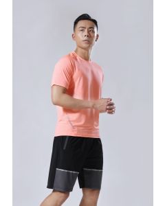 Quick-Drying Top & Five-cent Short - Light Orange JG0201