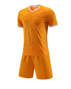Needle Hole Polyester Football Training Suit - JG6329 Orange