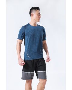 Quick-Drying Top & Five-cent Short - Ink-Blue JG0201