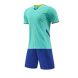 Semi-gloss lattice Football Training Suit - Mint Green  JG6320