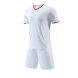Milk silk fabric Football Training Suit - White JG6322