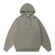 Off shoulder solid Hoodie - Gray  M02